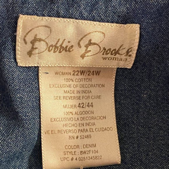 Bobbie Brooks Jean Shirt - Picture 5 of 7